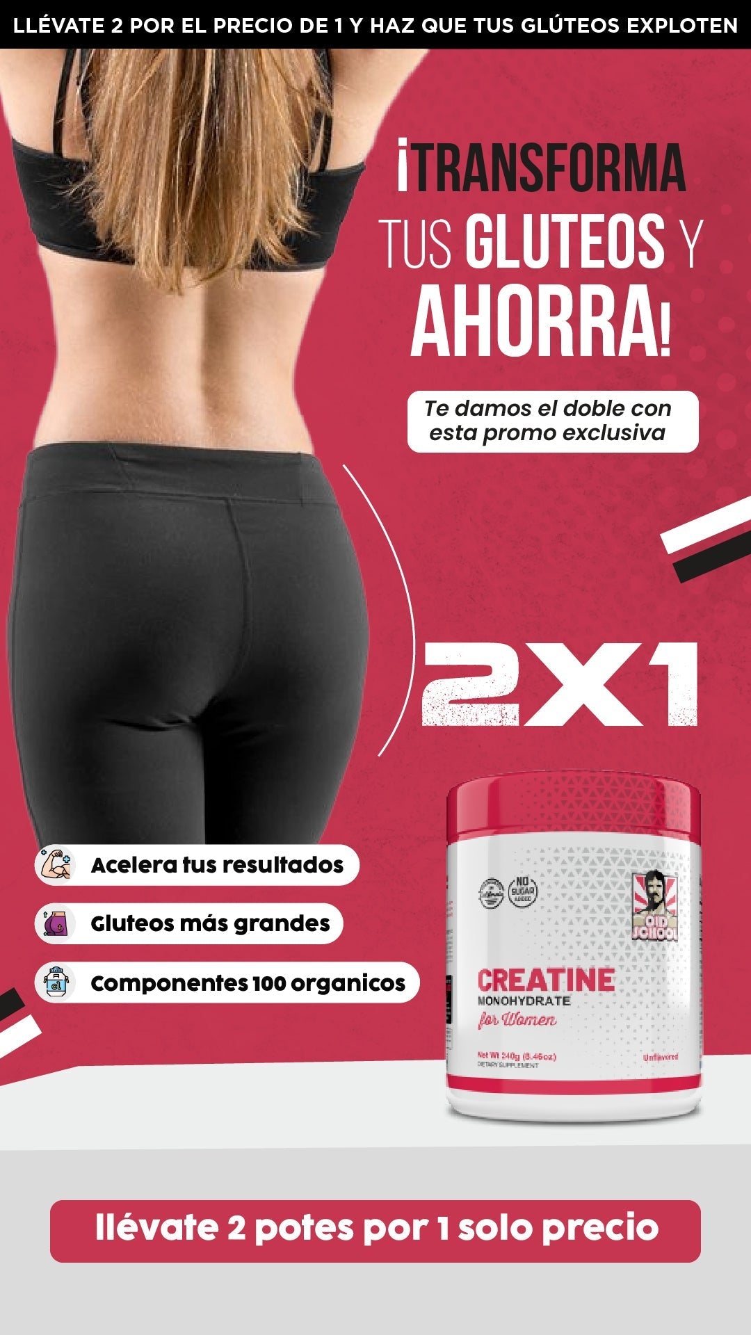 Creatina para mujer